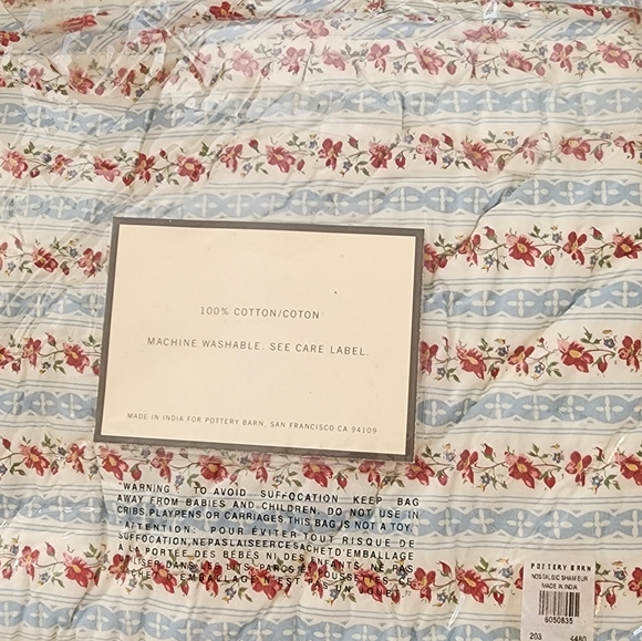 NIP. Pottery Barn Nostalgic Quilted Euro Sham - 2 - Picture 2 of 2